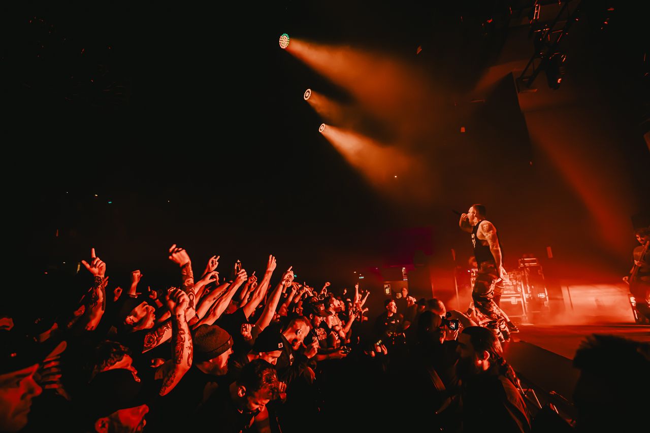 Parkway Drive performing live in Adelaide at Hindley Street Music Hall